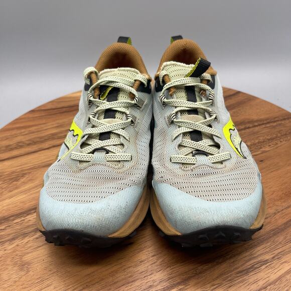 Saucony Peregrine 13 Shoes Womens 8.5 Blue Trail Running Comfort Walking Hiking - Picture 2 of 8